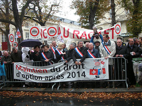 Assurance maladie : manifestation du 16 octobre 2013  Paris