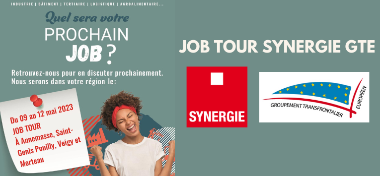 Job Tour : trouvez votre futur emploi avec Synergie et le GTE